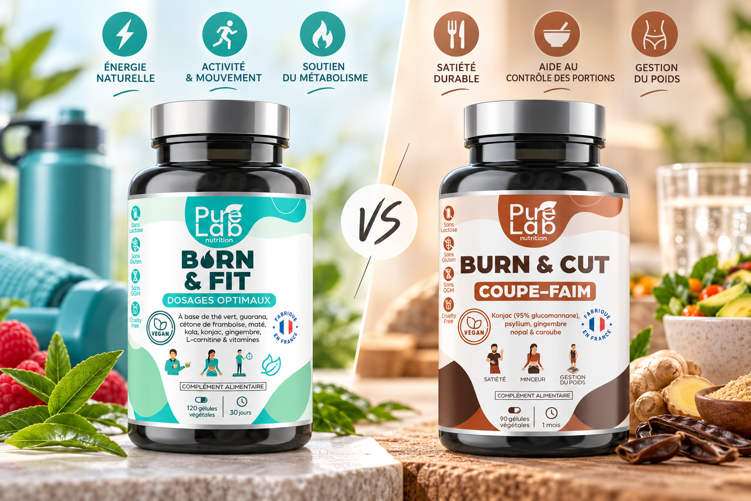 Burn & Fit or Burn & Cut: which one to choose according to your goal?