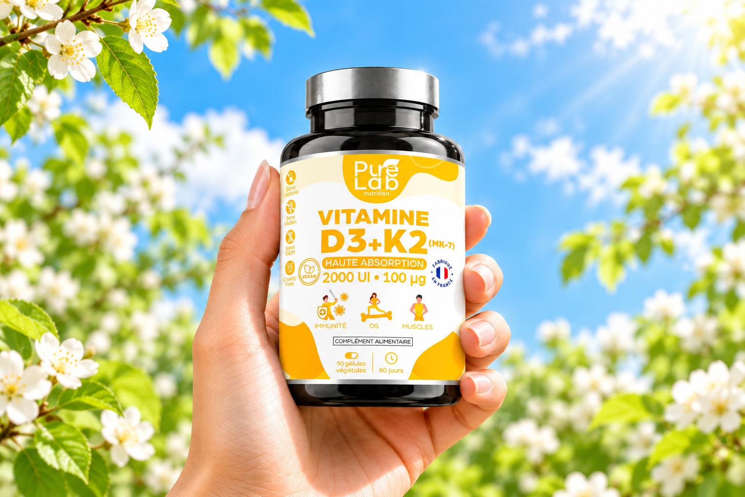 Vitamine D3 et K2 : le duo indispensable pour vos os et votre immunité