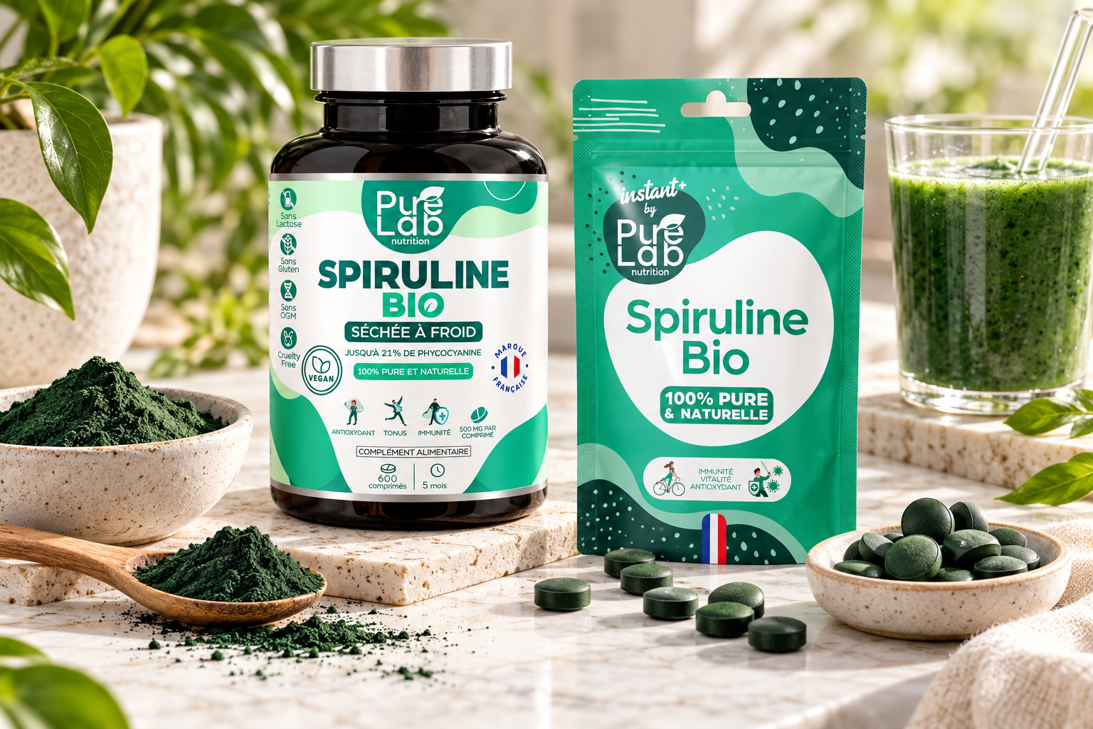 Spiruline : comprimés, poudre ou format de poche, que choisir ?